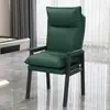Taburete Especial de Cuero con Respaldo de Garra de Gato para Uso Doméstico, Silla para Salas de Juegos, Silla de Mahjong, Silla de Oficina, Cómodo para Sentarse Largo Tiempo, Adecuado para Salones de Mahjong y Casas de Té