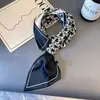Bufanda Larga de Seda para Mujer 2026 Estilo Nuevo Bufanda para el Cuello con Tacto de Alta Gama, Bufanda Pequeña de Alta Gama Moderna y Elegante para Combinar con Camisas
