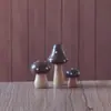 Hongo Pequeño de Madera Flor Bonsái Musgo de Bonsái Paisaje Micro Joyería Pequeña Planta Suculenta Decoración del Hogar Pequeños Adornos