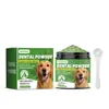 Polvo Limpiador de Dientes para Perros Yegbong Limpieza Suave Dientes de Mascota Mantiene la Superficie Dental Refresca el Aliento Polvo