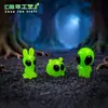 Muñeco de Alien de Ojos Grandes Lindo para Decoración DIY, Accesorio para Colgar, Mini Adorno, Pieza Decorativa Pequeña