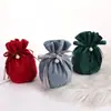 Bolsa de Dulces de Terciopelo para Boda Creativa de Gama Alta Caja de Empaque para Dulces de Boda China Bolsa de Tela Caja de Regalo de Acompañamiento para Boda