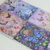 Cuaderno Floral Mariposa Blanco A5 Cuaderno Espiral Creativo Bloc de Notas para Estudiante Escritura Oficina Reunión