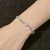 Pulseira de Amizade Florzinha para Mulheres, Design de Nicho Estilo Ins, Temática Floresta, Pulseira Doce para Estudantes, Fresca e Simples, Pulseira Versátil