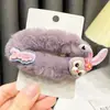 Grampo de Cabelo de Pelúcia Fofo Novo Outono e Inverno bb Clip Grampo de Cabelo de Celebridade Cibernética Cartoon Presilha para Parte Traseira da Cabeça Lado Acessório de Cabelo Doce Grampo de Cabelo