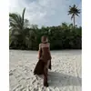 Fabricante Mayorista de Ropa para Mujer Transfronteriza 2026 Aliexpress Más Vendido Elegante y a la Moda Vestido sin Tirantes de Hombros Caídos sin Mangas