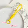 Estilo Xiaohongshu Cordão Colorido Trançado Estilo Ins Duas Cores Chaveiro Anti-Perda para Celular Alça de Mão Pingente Pequeno para Casal