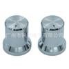 Tapa de Perilla de Plástico Plateado Galvanizado 13X10X14Mm Patrón Sol Amplificador Amplificador Mezclador de Audio Equipo Tapa