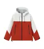 Chaqueta Cortavientos Larga de una Sola Capa Ropa de Trabajo Estampado Personalizado Logo Chaqueta a Prueba de Tres Elementos Ropa para Grupo al Aire Libre Bordar