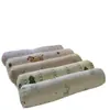 Almofada cilíndrica longa de algodão puro estampada para meninas dormirem na cama, para dormir de lado, abraçar as pernas e para mulheres grávidas