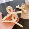 Série Pérola de Presilhas para Mulheres, de Alto Padrão e Elegantes, Presilhas de Cabelo para a Parte de Trás da Cabeça, Presilhas Jacaré, Presilhas de Cabelo, Presilhas de Franja High Skull