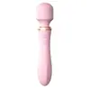 Bastão de massagem com aquecimento por conversão de frequência Laile, divertido vibrador de choque duplo para adulto feminino, produtos sexuais, atacado transfronteiriço da Amazon