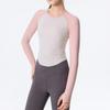 Ropa de yoga de otoño e invierno blusa de manga larga top para mujer ropa deportiva de alta calidad para entrenamiento de Pilates ropa de fitness