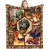 Amazon Transfronteiriça Natal Halloween Animal Cachorro Manta de Flanela Impressão Digital Atacado Fábrica Fornecimento Direto