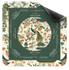 Tapete para Mesa de Mahjong de Tierra de Diatomeas Estilo Americano Transfronterizo, Terciopelo de Cristal, Resistente al Desgaste, Antideslizante, Tapete para Mesa de Póker de Entretenimiento Multijugador para Interiores