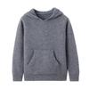 Suéter con capucha de cachemira para niños de otoño e invierno, ropa infantil holgada casual para hombre y mujer, suéter grueso de cachemira para bebé al por mayor