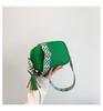 2023 otoño e invierno Nuevo simple moda gran capacidad casual popular banda ancha axila hombro bandolera pequeño cuadrado bolso de mujer