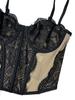 Sujetador de Huesos de Pescado Sexy de Encaje Europeo y Americano Malla Semi-Transparente Tubo Superior Tirantes Moldeador Corporal de Gama Alta Cintura Huesos de Pescado Puro Superior