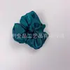 Elástico de Cabelo de Seda Estilo Coreano Scrunchie de Cetim Cor Sólida Cetim Tendência Simples Acessório de Cabelo Falso Seda Elástico de Cabelo Atacado