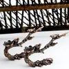 Ornamento Queimador de Incenso de Liga Estilo Chinês Decoração de Mesa Porta Incenso para Casa Metal Presente Estilo Étnico Criativo