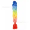 Fibra química de tres colores, cuatro colores, cinco colores, degradado, seda de alta temperatura, trenza grande, trenza jumbo, trenza burbuja, material para trenzas de cabello