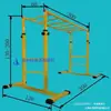 Casa Interior Exterior Fitness Treino de Força para Braços Escada de Nuvem Rastejante Móvel Estrutura de Escalada Escada Plana Altura Ajustável Branco