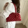 Bolsa de ombro personalizada, moderna e casual, com bolinhas, novo estilo, bolsa feminina de alta qualidade, coleção de verão 2026, bolsa de axila feminina estilosa