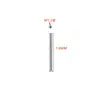 F136 Titanio Dientes Internos Barra Recta Clavo de Lengua Barra Clavo de Labio Aleación de Titanio G23 Rosca de Doble Punta Joyería para Perforaciones Accesorios