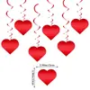 Decoración de Boda Propuesta Día de San Valentín 2025 Bandera de Amor Xo Flor Amor Espiral Colgante Set Venta al por Mayor Personalización