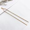Suministro directo de fábrica material para horquilla tocado de novia antiguo diy horquilla recta doble en forma de Y 125 * 2 mm hierro accesorios para el cabello Hanfu