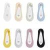 Calcetines de Barco para Mujer, Estilo Verano Delgado, Algodón Puro, Antideslizantes, Invisibles, Corte Bajo, Modelo Nuevo 2026, Calcetines Cortos para Mujer de Seda de Hielo