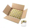 Amazon Botella Hexagonal de Miel de Vidrio de 45ml Frasco Sellado Botella de Miel para Boda Set de Souvenir Botella Pequeña de Mermelada