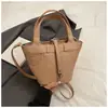 Bolso Pequeño para Mujer 2026 Primavera Nuevo Moda Versátil Bolso Cruzado para Mujer Cremallera de Gama Alta Bolso de Hombro Bolso Cubo
