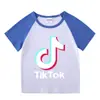 Traje de ropa para niños 2023 verano nuevo TikTok súper popular camiseta de manga corta pantalones cortos casual deportivo traje de dos piezas moda