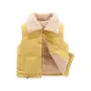 Chaleco de Polar para Niños y Niñas, Chaleco de Otoño e Invierno, Chaleco Cálido de Terciopelo de Cordero para Bebés para Ropa Exterior