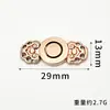 Hebilla de Metal Botones Superiores Retro Estilo Étnico Broche Decorativo para Ropa Traje Tang Cheongsam Hanfu Botón a Presión de Aleación