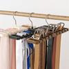 Estante de almacenamiento para cinturones multifuncional Estante para corbatas estante para cinturones colgador organizador corbatas bufandas estante para bufandas