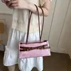 Bolso de Mano Cuadrado Pequeño Texturizado de Moda para Mujer de Este Año, Nuevo Estilo Verano 2026, Bolso de Hombro Decorado con Correa, Bolso de Axila para Viajes