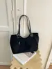 Bolso Tote Retro de Ante Melaleuca para Mujer, Gran Capacidad, Bolso de Viaje para el Trabajo, Nuevo Bolso de Hombro Único Otoño 2026 para Mujer