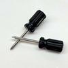 Chave de Fenda Cabeça Cenoura Pequena Cabo Preto Chave de Fenda 5.0 Chave de Fenda Phillips Antiderrapante Não. Ferramenta de Material Aço 45