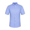 Fábrica direta masculina prêt-à-porter camisa não-ferro de passar roupa homens usar camisa resistente a rugas men's spot logotipo personalizado