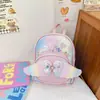 Mochila Escolar Infantil Bebê Jardim de Infância Asas Pequenas Fofas Laço Mochila Menino e Menina Coração de Lantejoulas Mochila Infantil Moderna