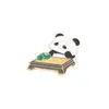Desenho Fofo Tendência Nacional de Chengdu Cultural e Criativo Panda Adesivo de Metal para Celular e Tablet Souvenir Criativo Personalizado de Viagem