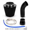Kit de inducción de filtro de admisión de aire frío con núcleo de filtro de aleación de aluminio de 76 mm para modificación de filtro de aire de coche