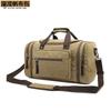 Bolso de viaje de lona transpirable, directo de fábrica, informal, para hombro, tendencia, portátil, para hombre, venta al por mayor