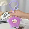 Lindo Llavero Colgante de Piel Sintética de Conejo Mink Estilo Ins Muñeco de Peluche Juguete Adorno para Mochila Bolso Regalo para Coche