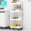 Carrito de Almacenamiento Pequeño con Ruedas, Almacenamiento para Baño, Estante Móvil de Piso para Snacks en Sala de Estar, Almacenamiento de Múltiples Niveles