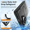 Funda de teléfono magnética adecuada para Samsung Z Fold7/8 Ultra con soporte, cubierta protectora mate anticaída para pantalla plegable
