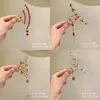 Grampo de Cabelo Rosa Artístico Retrô Primavera 2025 Metal Galvanizado Estilo Chinês Clipe de Tubarão Acessório de Cabelo Yiwu