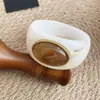 Pulsera geométrica de cuentas acrílicas transfronteriza europea y americana, diseño de nicho exagerado, lujo ligero, sensación de alta gama, accesorio de mano personalizado